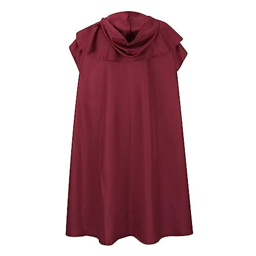 Produktbild von Mittelalter-Umhang Mit Kapuze – Gothic-Vampir-Mantel Für Herren & Damen, Perfekt Für Cosplay & Halloween