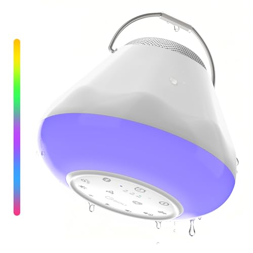 Enceinte Bluetooth étanche IPX6 contre les éclaboussures avec LED