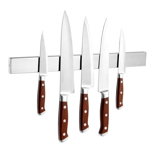 YC Kitchen Magnetic Knife Holder for Wall, 16 Inch Stainless