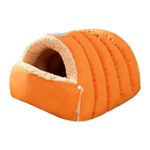 MARCBUSE Recinzione calda per animali domestici con morbida imbottitura per gatti e cani di piccola taglia che garantisce comfort e sicurezza, cuccia per cani chiusa, gatti caldi per animali domestici