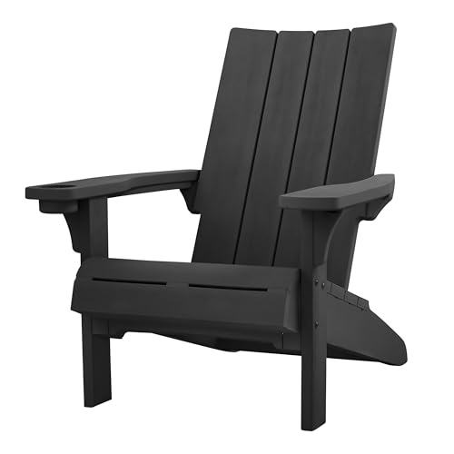 Keter Modern Adirondack Chair - Black