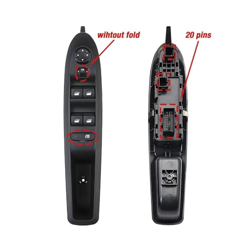 Commande de lève-vitre électrique Citroën C4 et Peugeot 308S commande rétroviseur