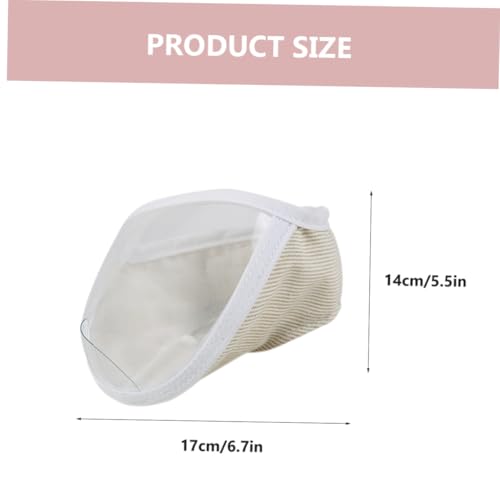 Ojos de gato transpirable accesorio transparente antimordeduras para viaje 3