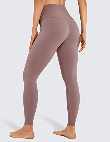 Crz Yoga Women's Butterluxe Leggings 25 Inches - High Waisted Buttery Soft Comfort Lounge Leggings Mauve Small #TOP1