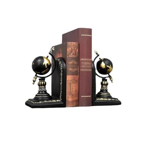 Serre-livres rétro vintage pour étagère de bureau et décoration de salon