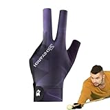 スリーフィンガー プール グローブ ビリヤード | 男性用 3 本指スヌーカー グローブ | 3 ハンドフィンガー スヌーカー スポーツ グローブ ビリヤード初心者女性男性ティーン用 Puchen