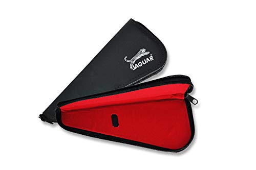 Tesouras Profissional Jaguar Fio Navalha 5.5 Original (preto/vermelho)