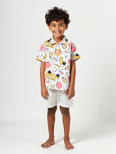 Image of Unique Baby Short Sleeve Collared Boys Polo Shirt, Toddler Kids Polo Shirts