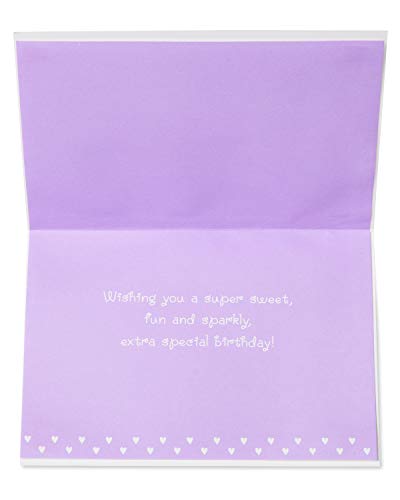 Image of Papyrus Birthday Card for Girl (Sweet, Fun, and Sparkly)