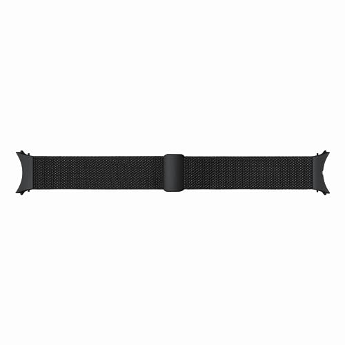 Bracelet Milanese Galaxy Watch 5 noir acier pour le bureau et les sorties