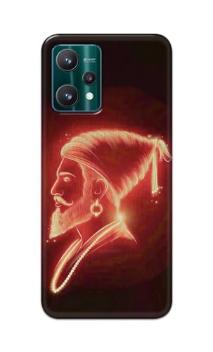 Image of PRINTFIDAA Printed Hard Back Cover Case for Realme 9 Pro 5G Back Cover (Chatrapati Shivaji Maharaj) -112