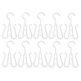 Organizador de zapatos para puerta – 10 ganchos de almacenamiento para secado, soporte de pared para pantuflas de casa, pantuflas de exhibición para el hogar, dormitorio, sala de estar, apartamento