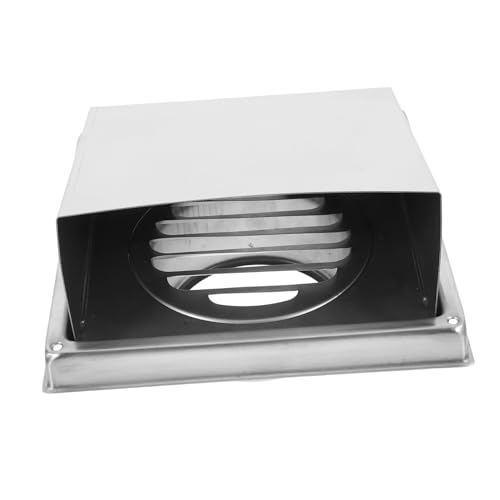 Couvercle d'aération carré inox ventilation murale extracteur salle de bain