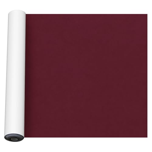 BSZHTECH Self Adhesive Leather Repair Patch Tape for Couch Sofa Wine Red