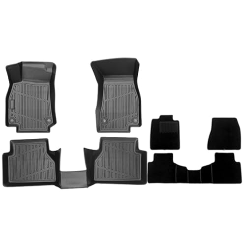 �� �}�b�g �ɓK������A6 2018-2025�p TPE�t���A�}�b�g���g�����N�}�b�g Avant �S�V��^�g�����N���C�i�[ �o�b�N���X�g�}�b�g(6PCS Carpets Set)