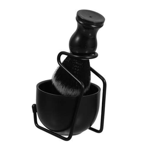 FOMIYES Men's Shaving Kit Manual Shaving Set Brush Bowl Stand Cleaning Brush Shaving Kit Straight Razors for Men Kit Brush