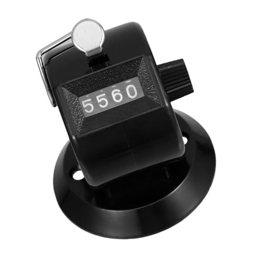 JECOMPRIS Handheld Tally Counter Plastic Clicker Counter Digital Counting Tool Versatile Use -Button Reset