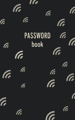 Password Book: Internet Address, Login And Password Book With Alphabetical Tabs, Journal Organizer Notebook For Password Organization And Storing Website Logins - Geometric Pattern Cover Design, Black #TOP27
