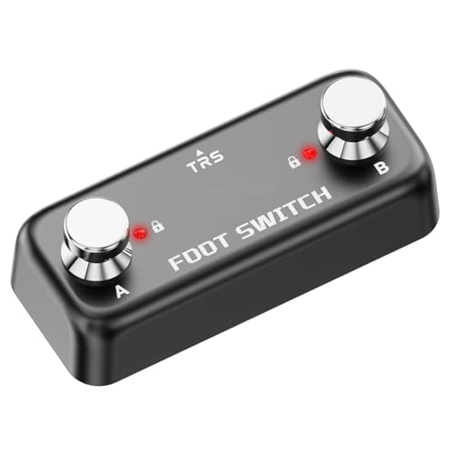 Controller effetti versatile: progettato Per controllare problemi la tua unità effetti integrata, questo pedale con doppio interruttore a pedale è la scelta Per i musicisti che desiderano migliorare le proprie prestazioni con un interruttore a pedale affidabile.