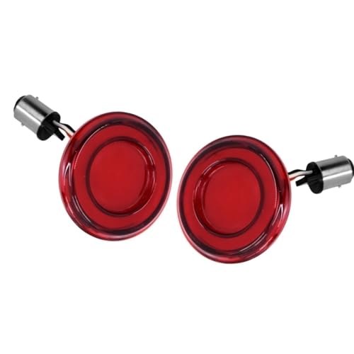 Clignotant étanche 12V avec éclairage rouge puissant pour moto Softail
