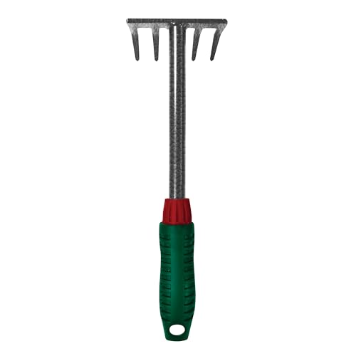 Dekton Hand Rake – Ergonomic Gardening Tool for Raking, Leveling, and Weeding | Durable Stainless Steel Tines | Comfortable Grip | Ideal for Flower Beds, Vegetable Gardens, and Lawn Care 8 Dekton Hand Rake – Ergonomic Gardening Tool for Raking, Leveling, and Weeding | Durable Stainless Steel Tines | Comfortable Grip | Ideal for Flower Beds, Vegetable Gardens, and Lawn Care - Image 8