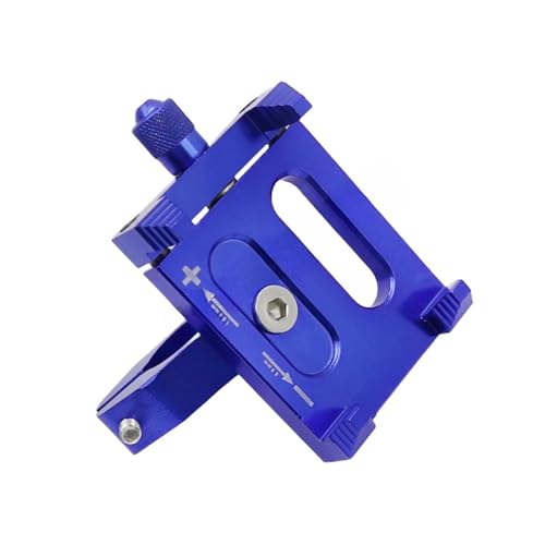 JRIFNIL Soporte Móvil Moto El Soporte para Teléfono Motocicleta Es Adecuado para Manillares 22 Mm Soportes Navegación Aleación Aluminio CNC Bicicletas Eléctricas Scooters Soporte Navegador Moto(Blue)