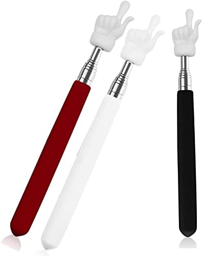 3 Pcs Telescopic Teachers Pointer, Extendable Hand Pointer Finger ...