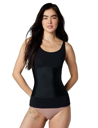 Yummie Women's Alice Yummie Tummie 3-Panel Shaping Tank, Black, X-Large