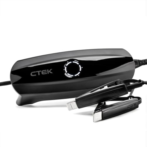 Image of CTEK 40-704 CS ONE (Gen 2) with WiFi, 12V Smart Battery Charger and Trickle Charger with App Control, Remote Monitoring, Adaptive Charging and Polarity-Free Clamps for Cars and Motorcycles