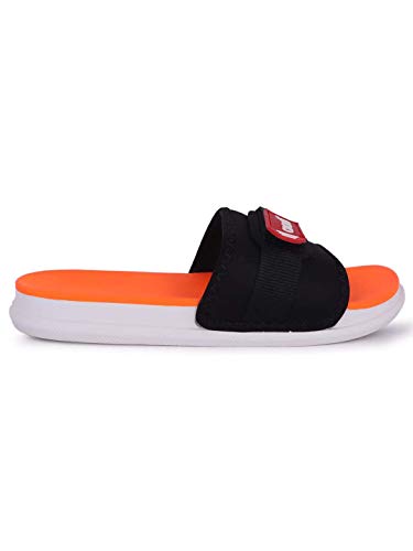Image of AADI Men's Synthetic Leather Daily Use Casual Sliders /Flip Flop & Slippers