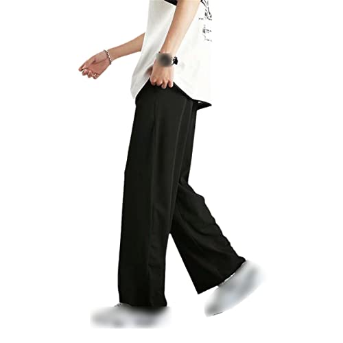 Pantalon d'été homme en soie glacée décontracté pour les vacances