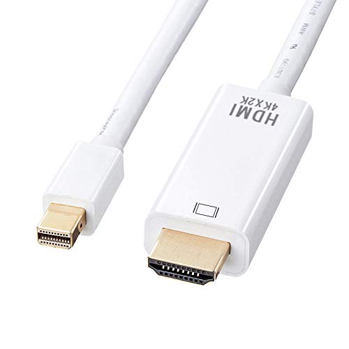 �yPCATEC�zMini Displayport (Thunderbolt�|�[�g�݊���)to HDMI�ϊ��P�[�u��1.8m �I�X�[�I�X 4K x 2K