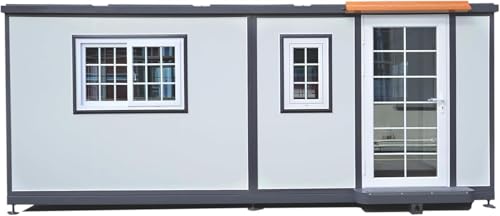 Portable Prefabricated Tiny Home 15x20ft, Mobile Expandable Plastic Prefab House for Hotel, Booth, Office, Guard House, Shop, Villa, Warehouse, Workshop - Image 4