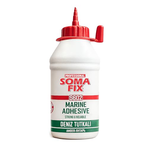 Marine Sealant - Waterproof PU Wood Adhesive UV Resistant PU Bond for Wood Fibreglass Steel and More - Ideal for Boats Hulls Decks & Caravans (240ml)