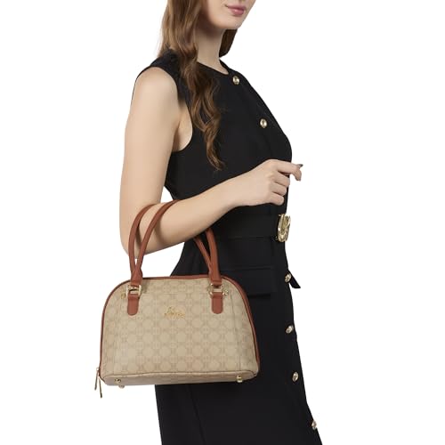 Image of Lavie Women's Fella 3C Dome Satchel Handbag for Women | Satchel Bag for Work | Ladies purse | Stylish Shoulder Bag | Gift For Women