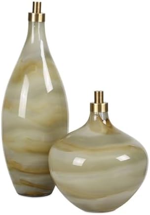 Uttermost 18223 Cascade - Bottle (Set of 2)-21.25 Inches Tall and 6.25 Inches Wide