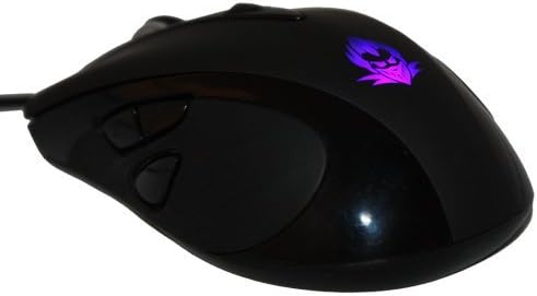 Twisted Shot 7-3D 7 key FPS/MMO Ergonomic Optical Gaming Mouse, With Adjustable DPI Button, and 5 insert-able Weights. For First Person Shooters and MMO Gamers