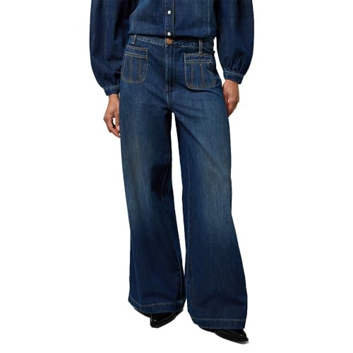 Jean High Rise Trouser Wrangler femme pantalon denim taille haute