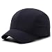 YuMENo Short Brim Quick Dry Baseball Cap Adjustable Drawstring Unconstructed Dad Hat for Men Women Navy Blue