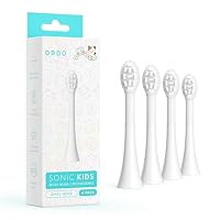 ORDO Sonic Squishmallows Kids Replacement Brush Heads | Compatible with Squishmallows Rechargeable Electric Toothbrush | Soft Bristles | Ages 4+ | Pack of 4