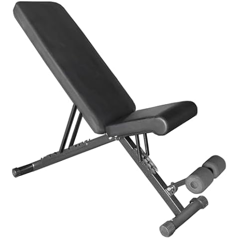 BARWING Adjustable Weight Bench for Home Gym,Foldable Incline Bench for Full Body Workout Easy Assembly Training Decline Bench Cover