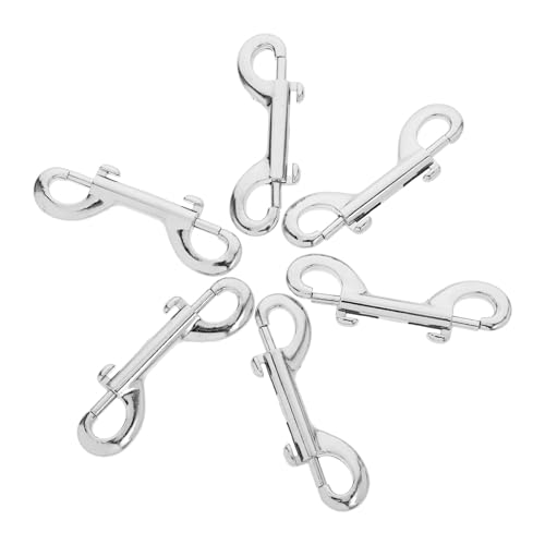 PRETYZOOM Double Sided Clip Dog Leash Stainless Steel Pet Snap Hook for Walking and Training