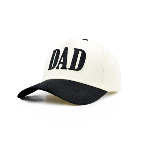 Image of Dad Hats for Men, Vintage Two Tone Hat, New Dad Gifts for Husband, Fathers Day Birthday Gifts from Daughter Son Wife