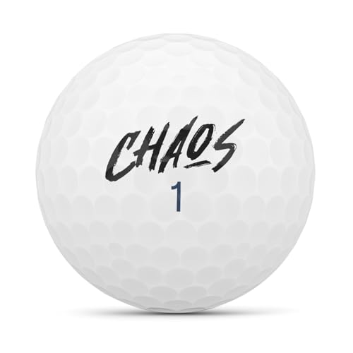 WILSON 2024 Chaos Golf Balls - 24 Balls, White