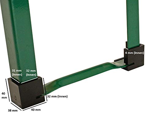 Bodenschoner Satz für Festzeltgarnitur, Kunststoff schwarz, 12-teilig