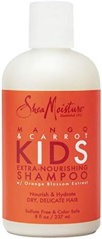 Sheamoisture Extra-Nourishing Shampoo for Kids Mango Carrot with Shea Butter 8 oz