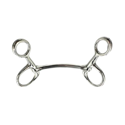 Equine Smile ES0099 Gebiss Ergobit Bit Baucher Trense Bauchergebiss Stangengebiss Stange Ringdurchmesser 45 mm Gebissstärke 14 mm (13.5 cm)