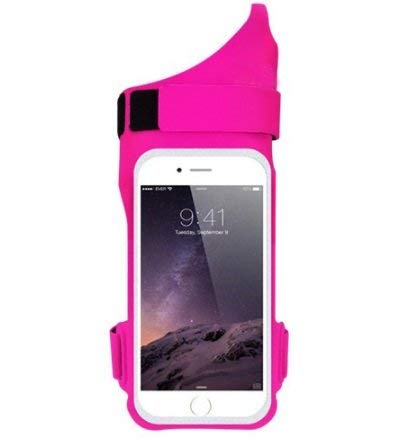 JERN Universal 4-6" Waterproof Running Riding Armband Bag Sports Thumb Arm Wrist Band (Pink)-image-34