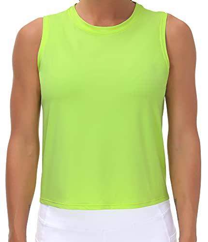 Image of THE GYM PEOPLE Women's Workout Tops in Ice Silk Quick Dry Sleeveless
