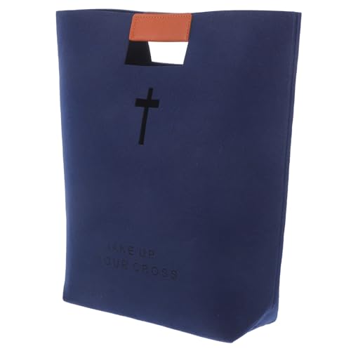 STOBAZA Bible Carrying Case Stylish Felt Tote Bag for Women Reusable Shopping Bag with Strong Stitching Bible Storage for Daily Use Lightweight and Design